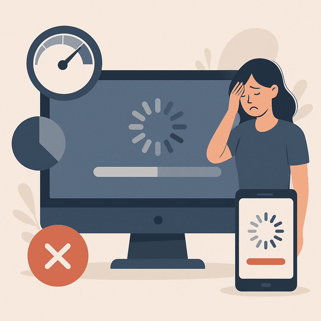 5 semne ca site-ul tau e prea lent