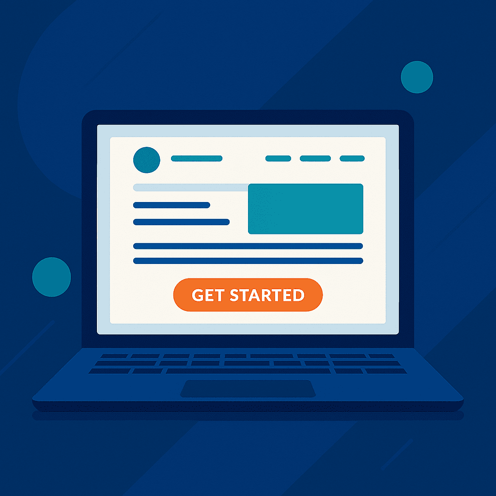 landing page - pagina de contact