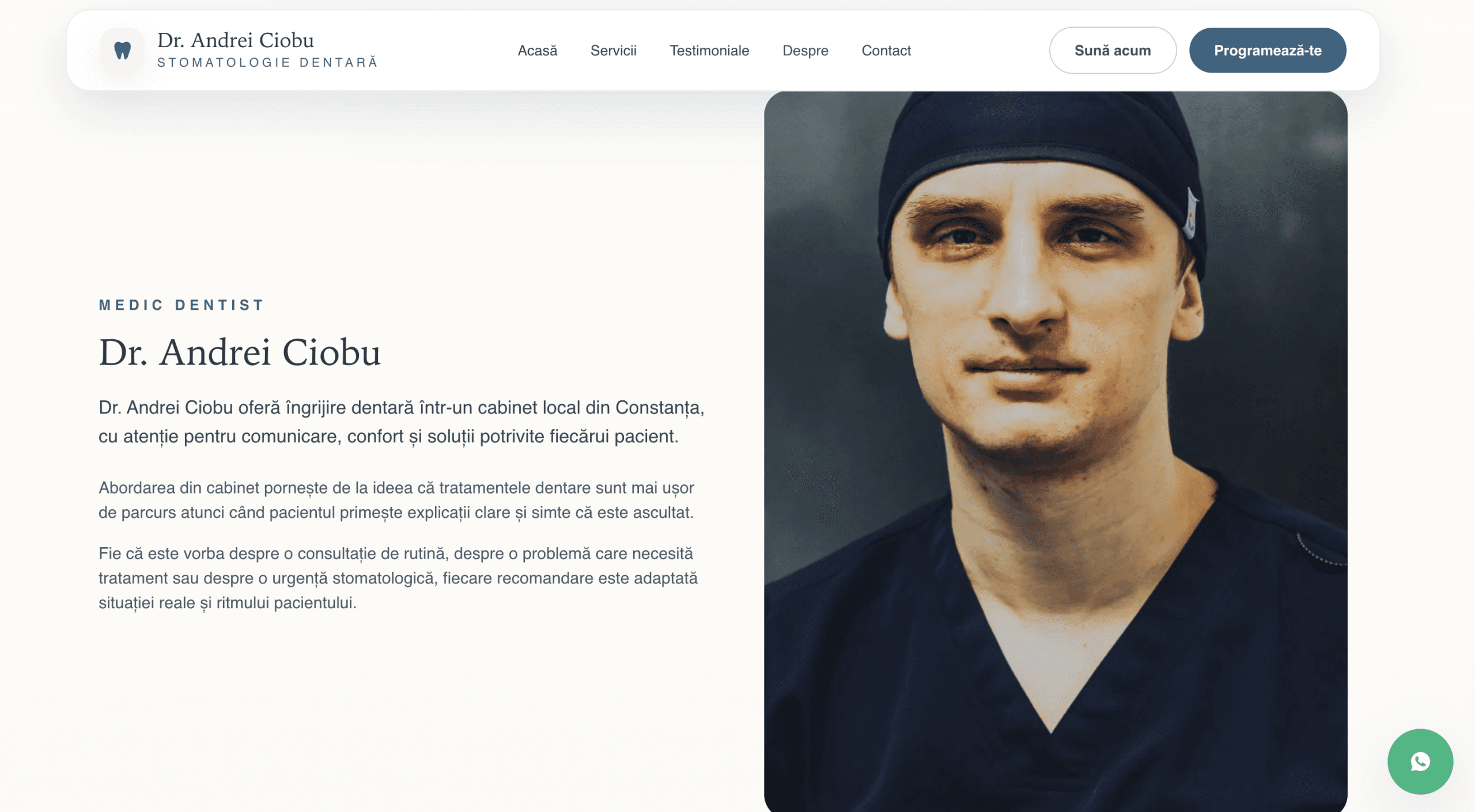 dr andrei ciobu cover